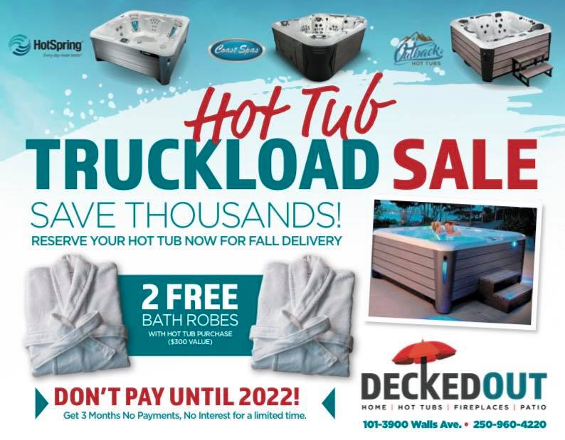 Hot Tub Truckload Sale on Now!