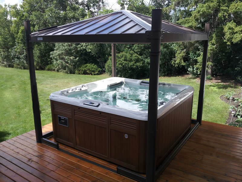 Covana Oasis Hot Tub Cover With Lights Decked Out Home And Patio