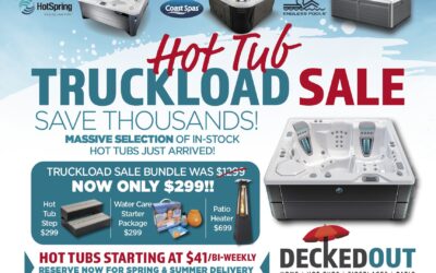 Massive Hot Tub Truckload Sale on Now!!!