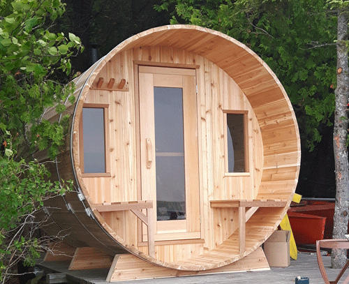 Outdoor Barrel Saunas